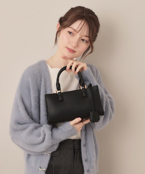 couture brooch(クチュールブローチ)の「アソートスクエアショルダーバッグ(ショルダーバッグ・レディース・ダークブラウン系1/ダークブラウン/ブラック・00)」の14枚目の写真