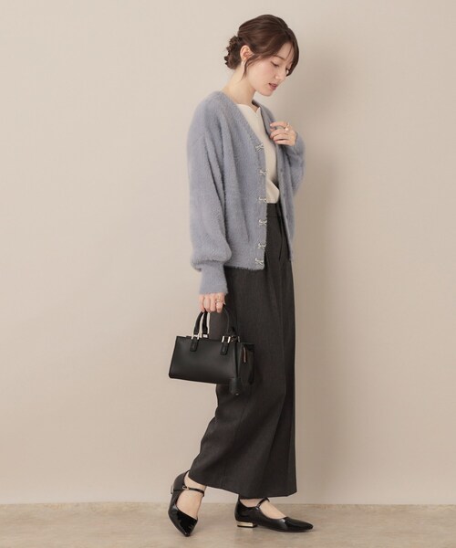 couture brooch(クチュールブローチ)の「アソートスクエアショルダーバッグ(ショルダーバッグ・レディース・ダークブラウン系1/ダークブラウン/ブラック・00)」の4枚目の写真