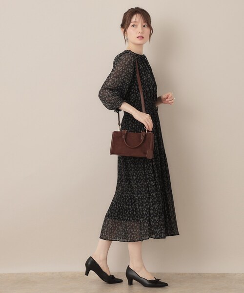 couture brooch(クチュールブローチ)の「アソートスクエアショルダーバッグ(ショルダーバッグ・レディース・ダークブラウン系1/ダークブラウン/ブラック・00)」の5枚目の写真