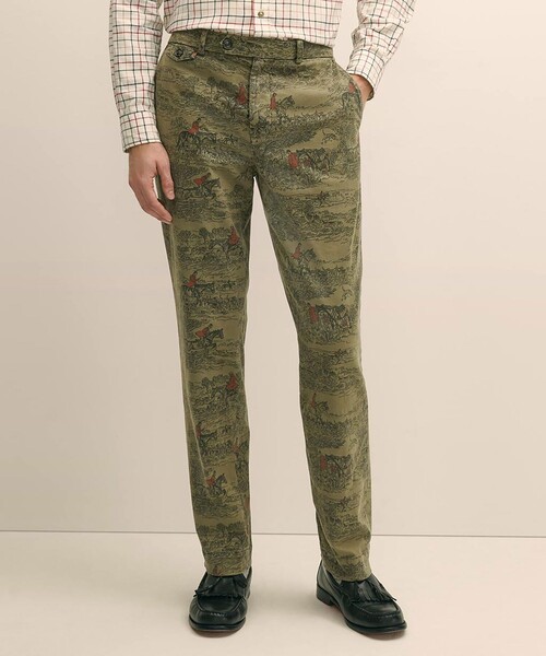 BROOKS BROTHERS(ブルックスブラザーズ)の「ストレッチコットンツイル ポールブラウン オーバーダイ チノパンツ Slim(チノパンツ・メンズ・オリーブ・31inch/32inch/33inch/34inch/35inch/36inch)」の1枚目の写真