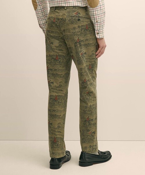 BROOKS BROTHERS(ブルックスブラザーズ)の「ストレッチコットンツイル ポールブラウン オーバーダイ チノパンツ Slim(チノパンツ・メンズ・オリーブ・31inch/32inch/33inch/34inch/35inch/36inch)」の2枚目の写真