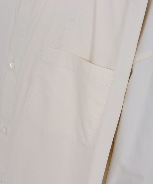 ADAM PATEK(アダムパテック)の「ADAMPATEK/James Fabric typewriter shirt/ジェームスファブリック刺繍入りタイプライターシャツ(AP2525006)(シャツ/ブラウス・レディース・ベージュ/ブラック/ホワイト・1/2)」の20枚目の写真