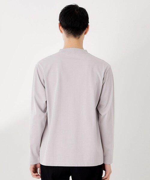 THE SHOP TK (ザ ショップ ティーケー )の「ジャケット長袖Tシャツ 【ON/OFF兼用】(Tシャツ/カットソー・メンズ・オフホワイト/ライトグレー・01/02/03/04)」の13枚目の写真