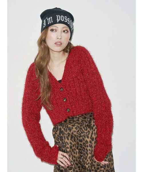 EVRIS（エヴリス）の「ジャガードニット帽（ニットキャップ/ビーニー・レディース・ブラック/ブルー・FREE）」の17枚目の写真