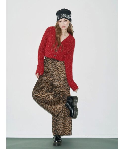 EVRIS（エヴリス）の「ジャガードニット帽（ニットキャップ/ビーニー・レディース・ブラック/ブルー・FREE）」の18枚目の写真