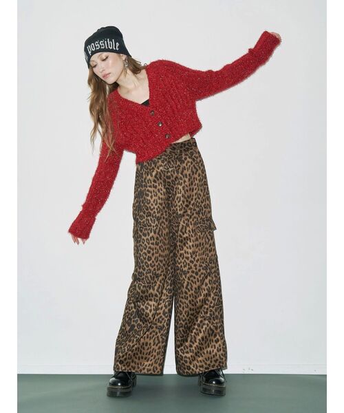 EVRIS（エヴリス）の「ジャガードニット帽（ニットキャップ/ビーニー・レディース・ブラック/ブルー・FREE）」の19枚目の写真