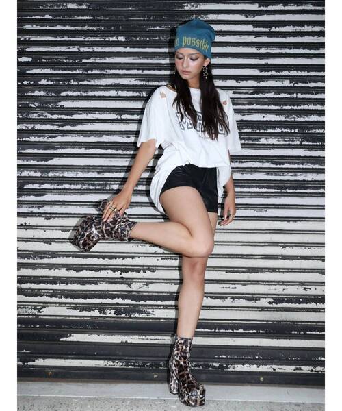 EVRIS（エヴリス）の「ジャガードニット帽（ニットキャップ/ビーニー・レディース・ブラック/ブルー・FREE）」の9枚目の写真