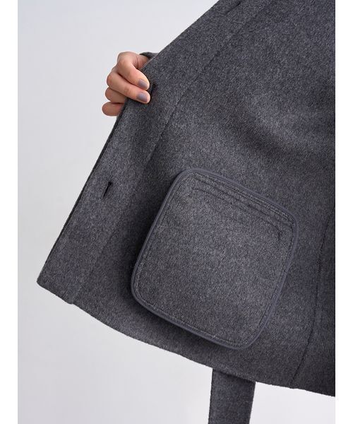 ※新品未使用※snidel リバーリボンジャケット/ グレー SNIDEL - snidel スナ リバーリボンジャケット グレーの通販 by