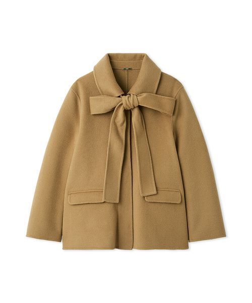 snidel リバーリボンジャケット キャメル 0サイズ リバーリボンジャケット（テーラードジャケット）｜SNIDEL（スナイデル