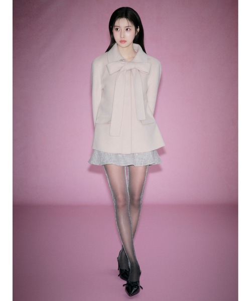 snidel リバーリボンジャケット リバーリボンジャケット（テーラードジャケット）｜SNIDEL（スナイデル