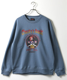 【neos】ルーズシルエット CHUCKY チャッキー プリント 裏起毛 スウェット トレーナー