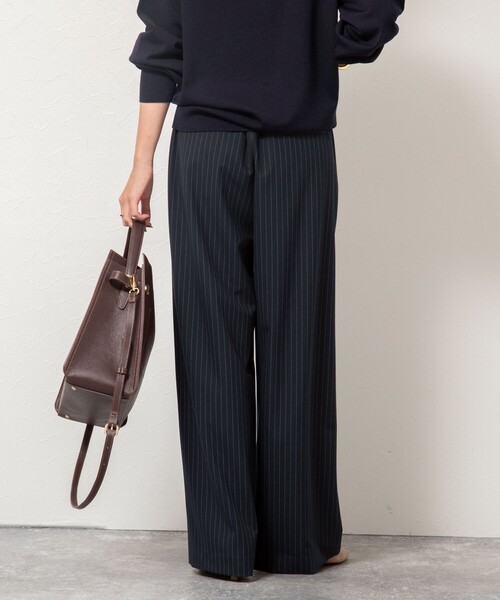 NOLLEY’S（ノーリーズ）の「ウォッシャブルイージーワイドパンツ（その他パンツ・レディース・ブルー系その他7/オフホワイト/グレー・38/36/39）」の20枚目の写真