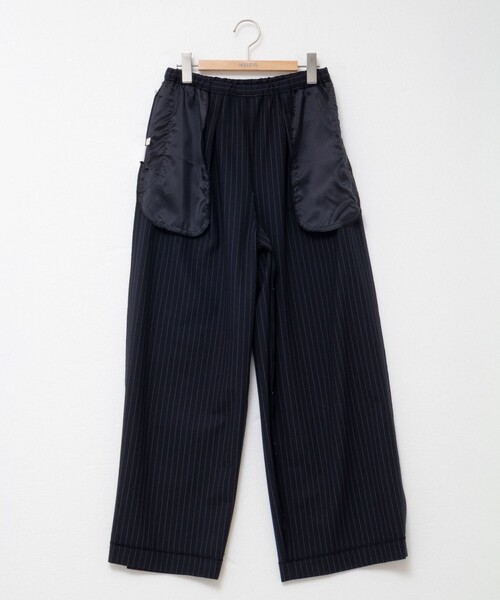 NOLLEY’S（ノーリーズ）の「ウォッシャブルイージーワイドパンツ（その他パンツ・レディース・ブルー系その他7/オフホワイト/グレー・38/36/39）」の10枚目の写真