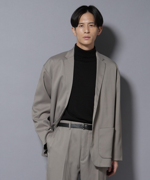 セール】リラックスドロップジャケット(セットアップ可)（テーラード