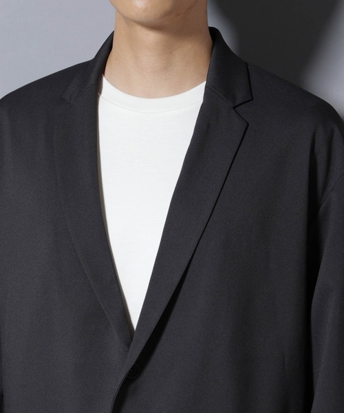 セール】リラックスドロップジャケット(セットアップ可)（テーラード