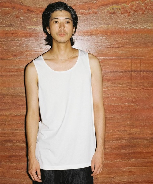 LIDNM（リドム）の「MVS LAYERED TANK TOP（Tシャツ/カットソー・メンズ・ホワイト/グレー系その他・SMALL/MEDIUM/LARGE）」の2枚目の写真