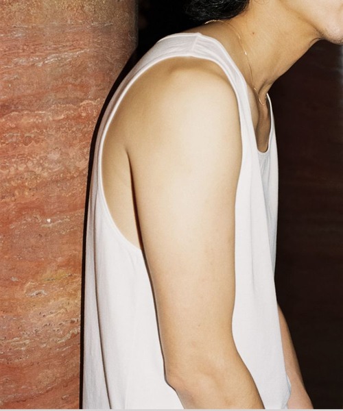 LIDNM（リドム）の「MVS LAYERED TANK TOP（Tシャツ/カットソー・メンズ・ホワイト/グレー系その他・SMALL/MEDIUM/LARGE）」の6枚目の写真