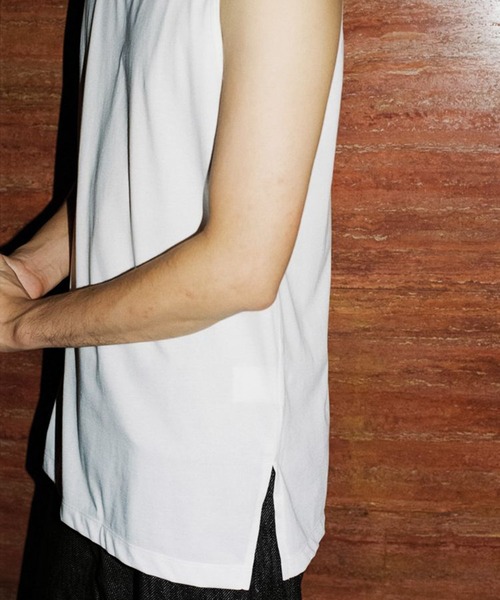LIDNM（リドム）の「MVS LAYERED TANK TOP（Tシャツ/カットソー・メンズ・ホワイト/グレー系その他・SMALL/MEDIUM/LARGE）」の5枚目の写真