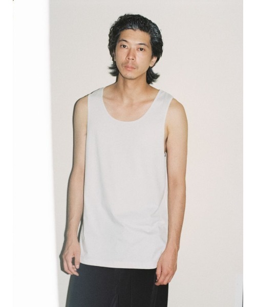 LIDNM（リドム）の「MVS LAYERED TANK TOP（Tシャツ/カットソー・メンズ・ホワイト/グレー系その他・SMALL/MEDIUM/LARGE）」の8枚目の写真