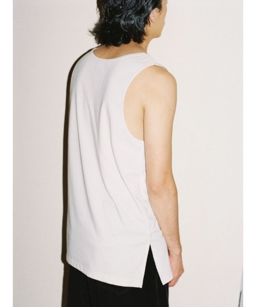 LIDNM（リドム）の「MVS LAYERED TANK TOP（Tシャツ/カットソー・メンズ・ホワイト/グレー系その他・SMALL/MEDIUM/LARGE）」の9枚目の写真