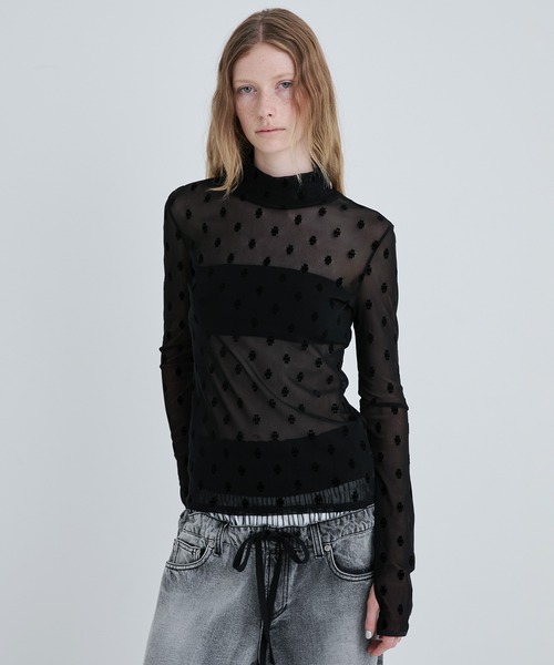 セール】SWAN LAKE Turtle Neck Top/スワンレイクタートルネックトップ