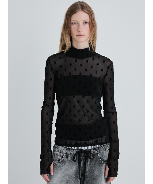 セール】SWAN LAKE Turtle Neck Top/スワンレイクタートルネックトップ