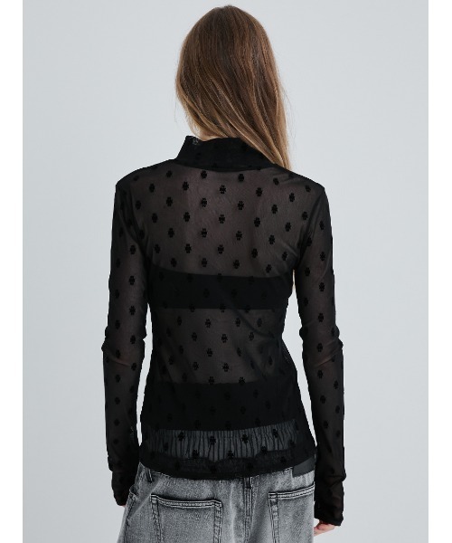 セール】SWAN LAKE Turtle Neck Top/スワンレイクタートルネックトップ