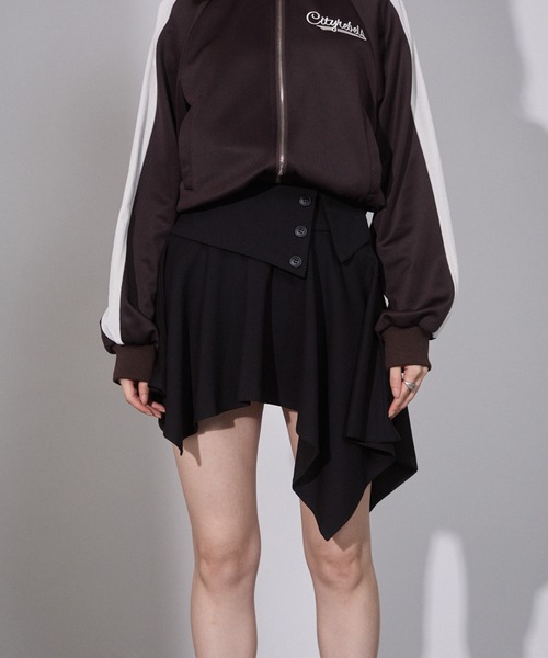 ENVYM（アンビー）の「イレヘムミニスカート（スカート・レディース・ブラック/グレー・SMALL/MEDIUM）」の16枚目の写真