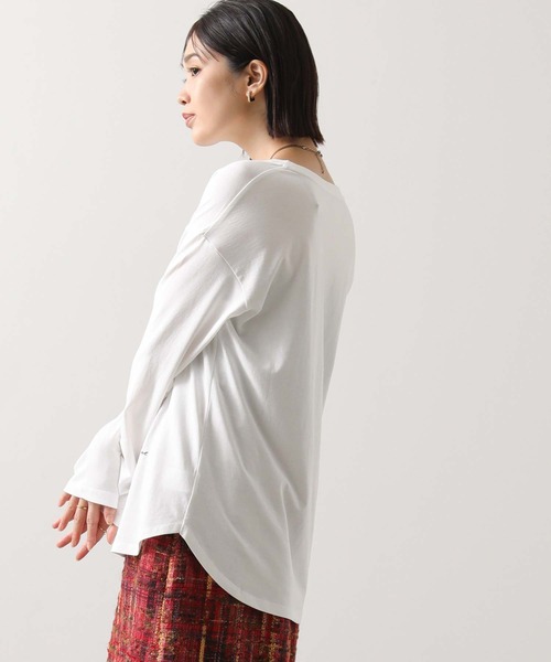 Gready Brilliant（グレディブリリアン）の「手描きメッセージロゴT（Tシャツ/カットソー・レディース・オフホワイト/ブラウン・38）」の8枚目の写真