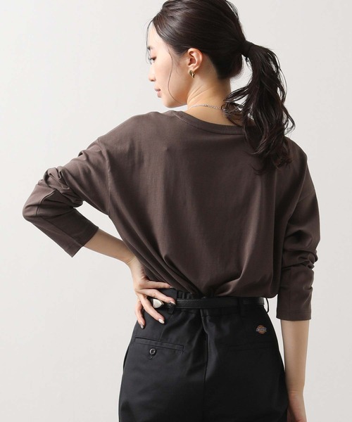 Gready Brilliant（グレディブリリアン）の「手描きメッセージロゴT（Tシャツ/カットソー・レディース・オフホワイト/ブラウン・38）」の20枚目の写真