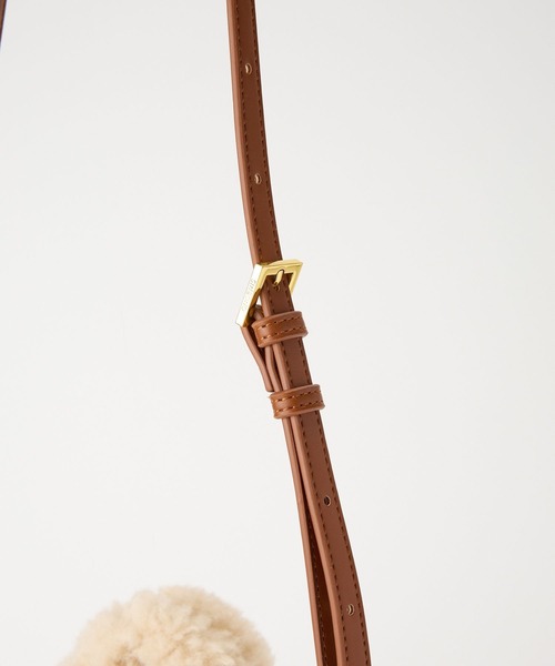 BABYLONE(バビロン)の「【SINBONO】ムートンバケツBAG(ハンドバッグ・レディース・ブラウン・フリー)」の10枚目の写真