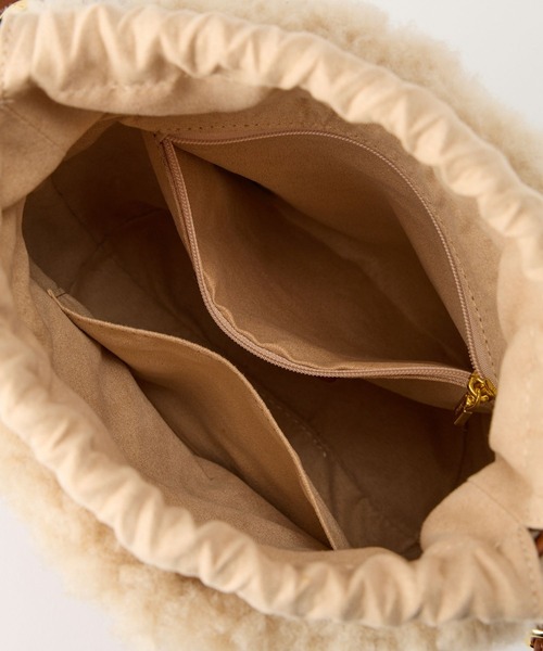 BABYLONE(バビロン)の「【SINBONO】ムートンバケツBAG(ハンドバッグ・レディース・ブラウン・フリー)」の11枚目の写真