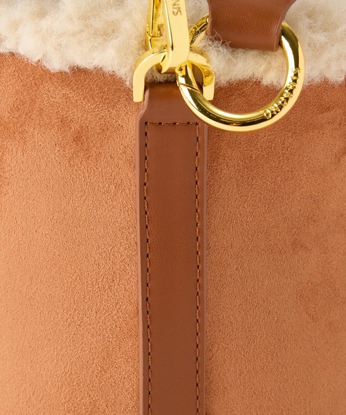 BABYLONE(バビロン)の「【SINBONO】ムートンバケツBAG(ハンドバッグ・レディース・ブラウン・フリー)」の15枚目の写真