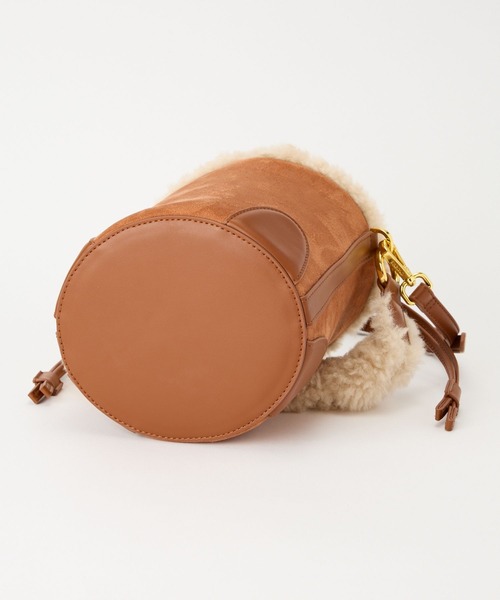BABYLONE(バビロン)の「【SINBONO】ムートンバケツBAG(ハンドバッグ・レディース・ブラウン・フリー)」の7枚目の写真
