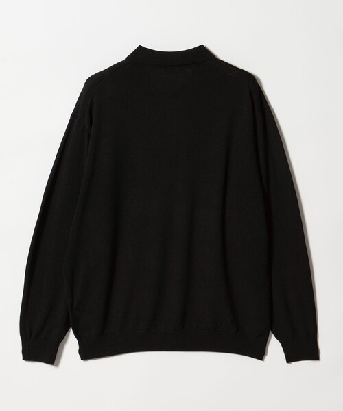 BEAUTY&YOUTH UNITED ARROWS（ビューティーアンドユースユナイテッドアローズ）の「SUPER130 ウール ポロニット ウォッシャブル（ポロシャツ・メンズ・グレー系/ブラック・M/S/L/XL）」の16枚目の写真