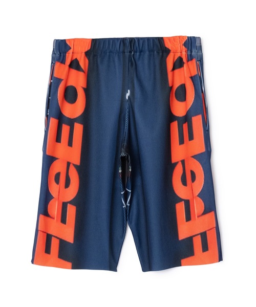 NON TOKYO（ノントーキョー）の「PRINT RIB SHORTS（その他パンツ・レディース・ブラック×グレー/グリーン系/マルチ・FREE）」の4枚目の写真