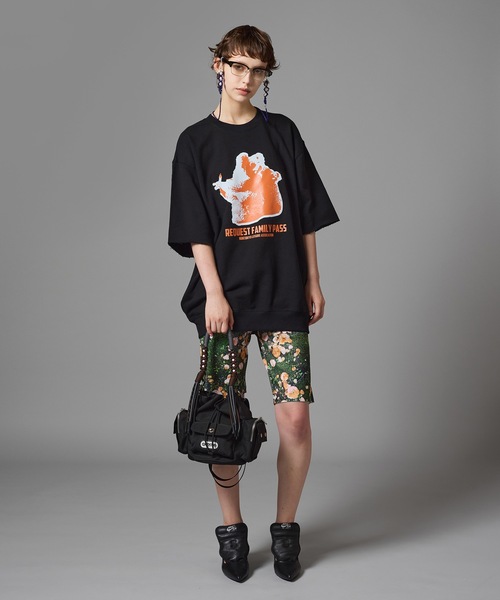 NON TOKYO（ノントーキョー）の「PRINT RIB SHORTS（その他パンツ・レディース・ブラック×グレー/グリーン系/マルチ・FREE）」の12枚目の写真