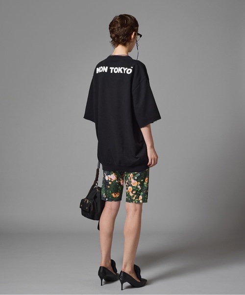 NON TOKYO（ノントーキョー）の「PRINT RIB SHORTS（その他パンツ・レディース・ブラック×グレー/グリーン系/マルチ・FREE）」の11枚目の写真