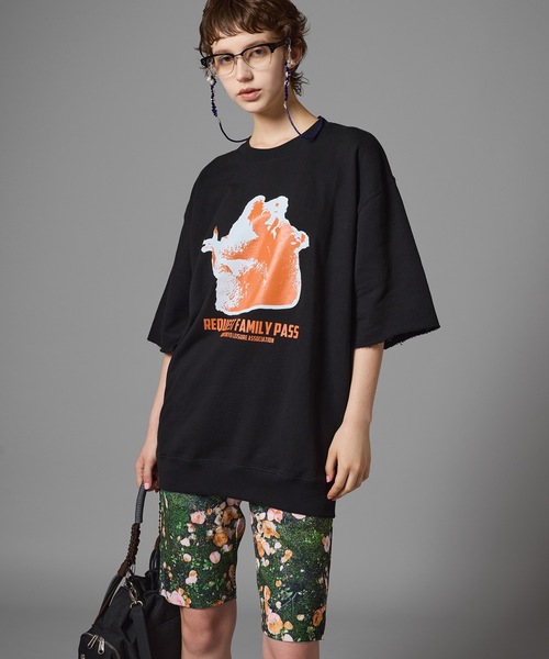 NON TOKYO（ノントーキョー）の「PRINT RIB SHORTS（その他パンツ・レディース・ブラック×グレー/グリーン系/マルチ・FREE）」の13枚目の写真