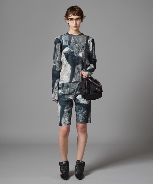 NON TOKYO（ノントーキョー）の「PRINT RIB SHORTS（その他パンツ・レディース・ブラック×グレー/グリーン系/マルチ・FREE）」の15枚目の写真