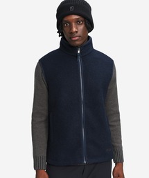 AIGLE | メリノウールブレンド スタンドカラーフリースベスト T-KIT(その他アウター)