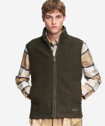 AIGLE（エーグル）の「メリノウールブレンド スタンドカラーフリースベスト T-KIT（その他アウター）」