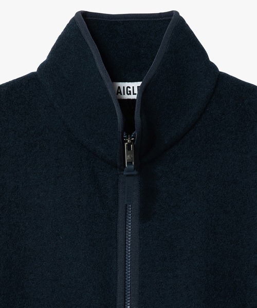 セール】メリノウールブレンド スタンドカラーフリースベスト T-KIT