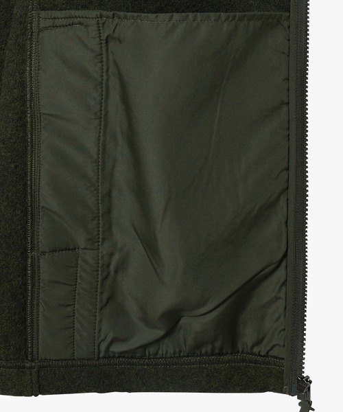 AIGLE（エーグル）の「メリノウールブレンド スタンドカラーフリースベスト T-KIT（その他アウター・メンズ・モスグリーン/ダークネイビー/ブラウン・M/XL/L/S）」の16枚目の写真