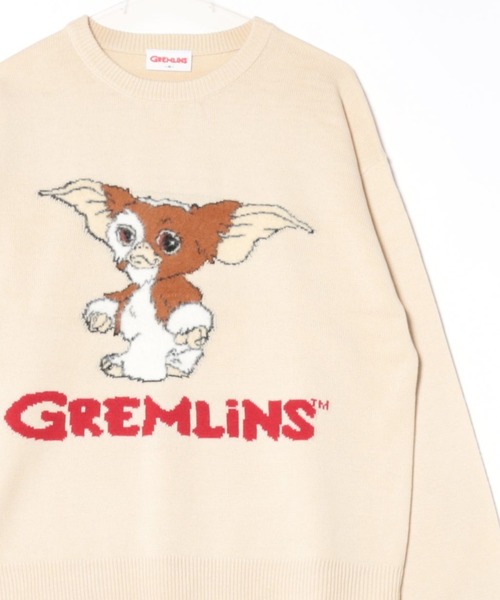 MARUKAWA(マルカワ)の「GREMLINS/グレムリン オーバーサイズ「GIZMO」ギズモ ジャガード刺繍ニット レディース メンズ(ニット/セーター・メンズ・ブラック/オフホワイト・M/L)」の10枚目の写真