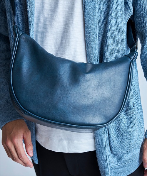 UNION STATION（ユニオンステーション）の「【fulcro】ショルダーバッグアーチS（ショルダーバッグ・メンズ・ブラック/ブラウン/アイボリー/グレイッシュベージュ/ネイビー・7）」の16枚目の写真