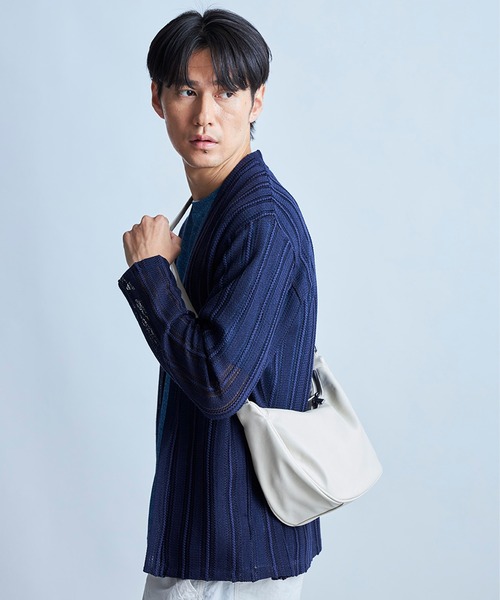 UNION STATION（ユニオンステーション）の「【fulcro】ショルダーバッグアーチS（ショルダーバッグ・メンズ・ブラック/ブラウン/アイボリー/グレイッシュベージュ/ネイビー・7）」の9枚目の写真