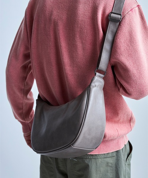 UNION STATION（ユニオンステーション）の「【fulcro】ショルダーバッグアーチS（ショルダーバッグ・メンズ・ブラック/ブラウン/アイボリー/グレイッシュベージュ/ネイビー・7）」の12枚目の写真