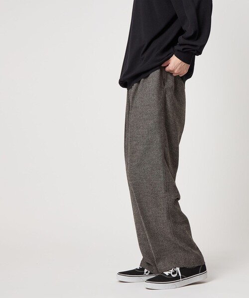 セール】＜CITEN＞ウールブレンドイージーシェフパンツ（スラックス