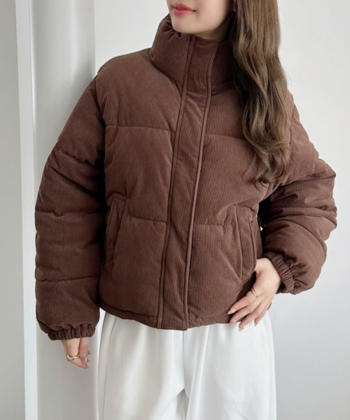 TREOVER（トレオーバー）の「季節感を纏うコーデュロイブルゾン（ブルゾン・レディース・チャコール/アイボリー/ブラウン・FREE）」の15枚目の写真